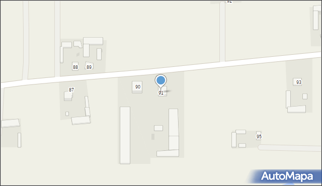 Wola Skromowska, Wola Skromowska, 91, mapa Wola Skromowska