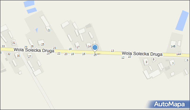 Wola Solecka Druga, Wola Solecka Druga, 15, mapa Wola Solecka Druga