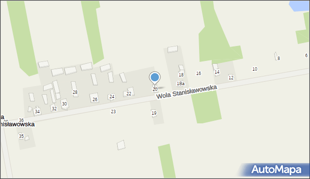 Wola Stanisławowska, Wola Stanisławowska, 20, mapa Wola Stanisławowska