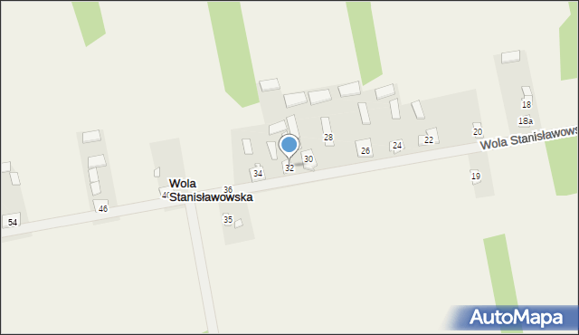 Wola Stanisławowska, Wola Stanisławowska, 32, mapa Wola Stanisławowska