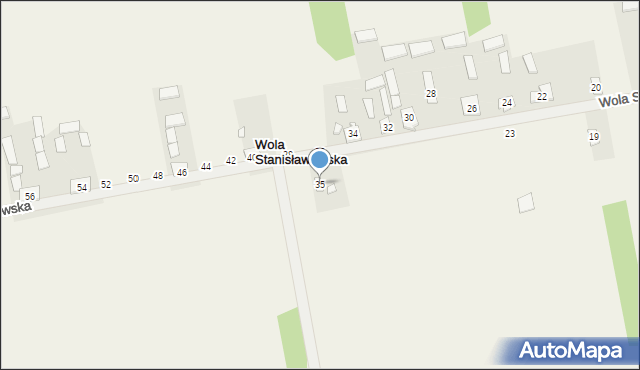 Wola Stanisławowska, Wola Stanisławowska, 35, mapa Wola Stanisławowska
