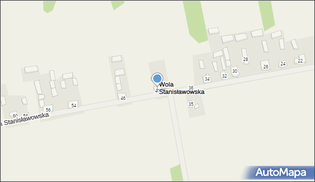 Wola Stanisławowska, Wola Stanisławowska, 40, mapa Wola Stanisławowska