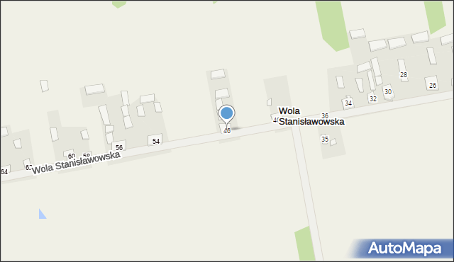 Wola Stanisławowska, Wola Stanisławowska, 46, mapa Wola Stanisławowska