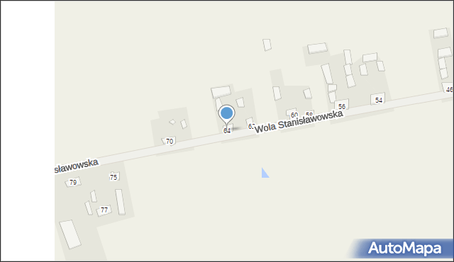 Wola Stanisławowska, Wola Stanisławowska, 64, mapa Wola Stanisławowska