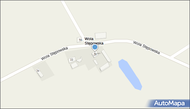 Wola Stępowska, Wola Stępowska, 29, mapa Wola Stępowska