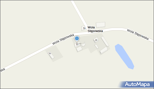 Wola Stępowska, Wola Stępowska, 33, mapa Wola Stępowska