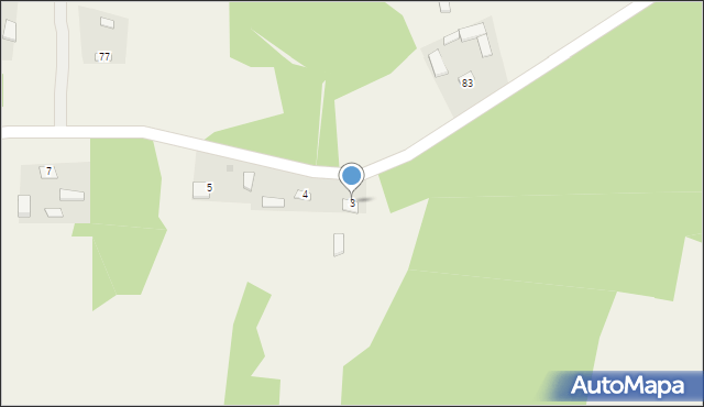 Wola Studzieńska, Wola Studzieńska, 3, mapa Wola Studzieńska