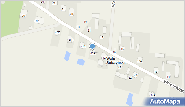 Wola Sufczyńska, Wola Sufczyńska, 40A, mapa Wola Sufczyńska