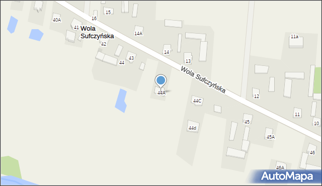 Wola Sufczyńska, Wola Sufczyńska, 44A, mapa Wola Sufczyńska