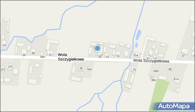 Wola Szczygiełkowa, Wola Szczygiełkowa, 94B, mapa Wola Szczygiełkowa