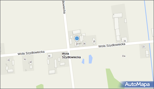 Wola Szydłowiecka, Wola Szydłowiecka, 37, mapa Wola Szydłowiecka