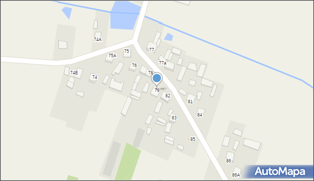 Wola Tesserowa, Wola Tesserowa, 79, mapa Wola Tesserowa