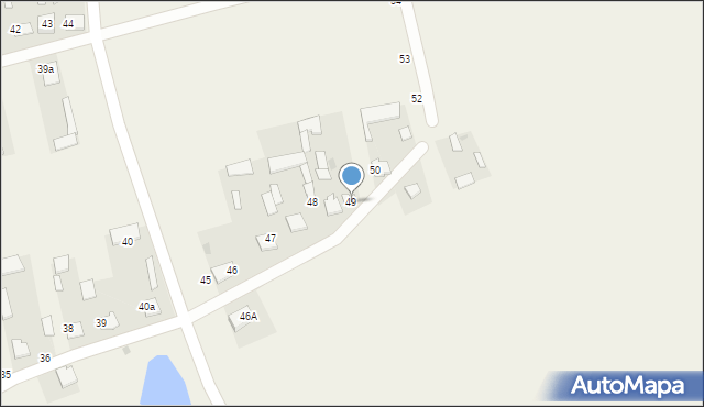 Wola Uchańska, Wola Uchańska, 49, mapa Wola Uchańska