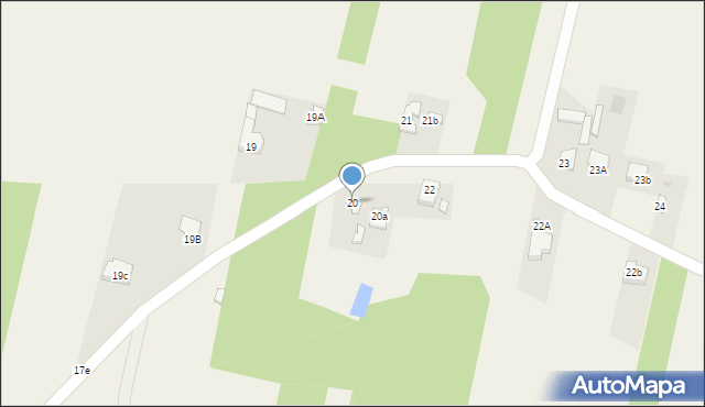 Wola Wacławowska, Wola Wacławowska, 20, mapa Wola Wacławowska