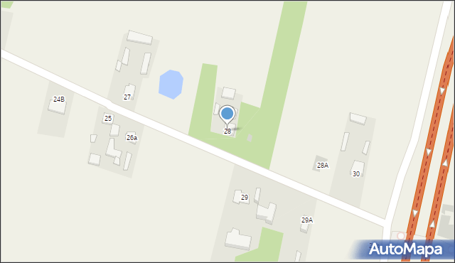 Wola Wacławowska, Wola Wacławowska, 28, mapa Wola Wacławowska