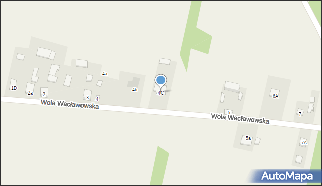 Wola Wacławowska, Wola Wacławowska, 4C, mapa Wola Wacławowska