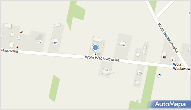 Wola Wacławowska, Wola Wacławowska, 5, mapa Wola Wacławowska