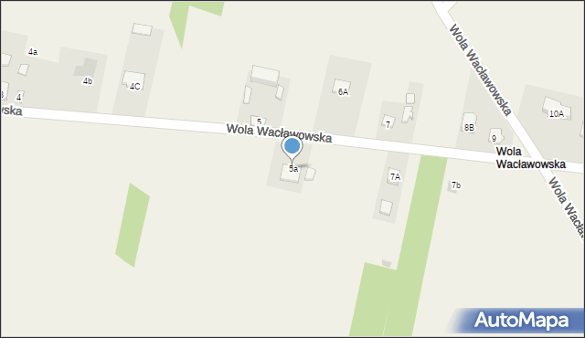 Wola Wacławowska, Wola Wacławowska, 5a, mapa Wola Wacławowska