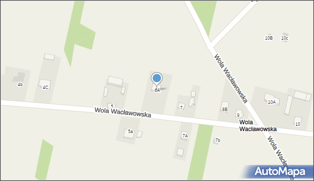 Wola Wacławowska, Wola Wacławowska, 6A, mapa Wola Wacławowska