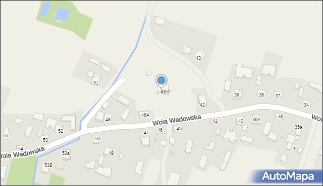 Wola Wadowska, Wola Wadowska, 44, mapa Wola Wadowska