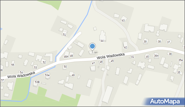 Wola Wadowska, Wola Wadowska, 48A, mapa Wola Wadowska