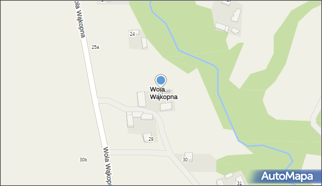 Wola Wąkopna, Wola Wąkopna, 23, mapa Wola Wąkopna