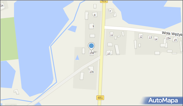Wola Wężykowa, Wola Wężykowa, 10a, mapa Wola Wężykowa