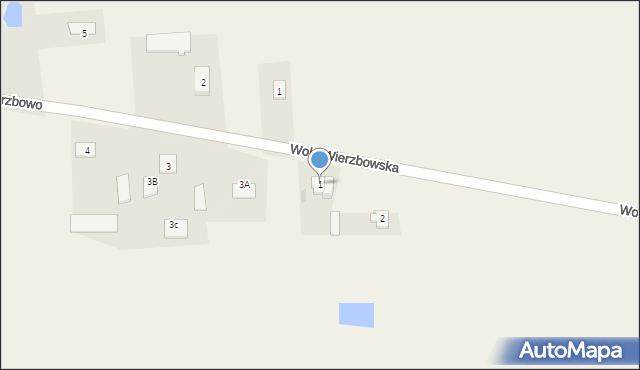 Wola Wierzbowska, Wola Wierzbowska, 1, mapa Wola Wierzbowska