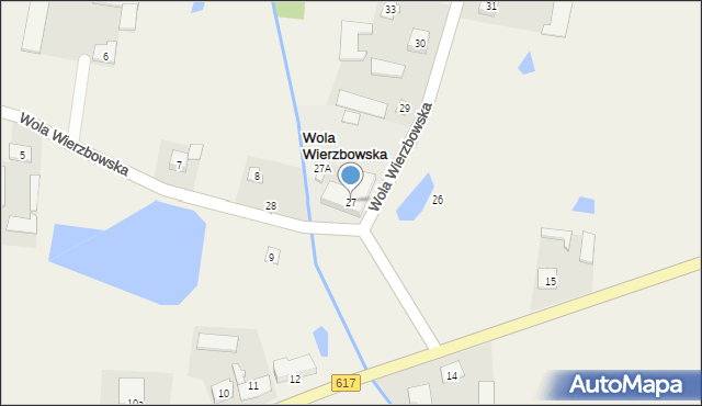 Wola Wierzbowska, Wola Wierzbowska, 27, mapa Wola Wierzbowska