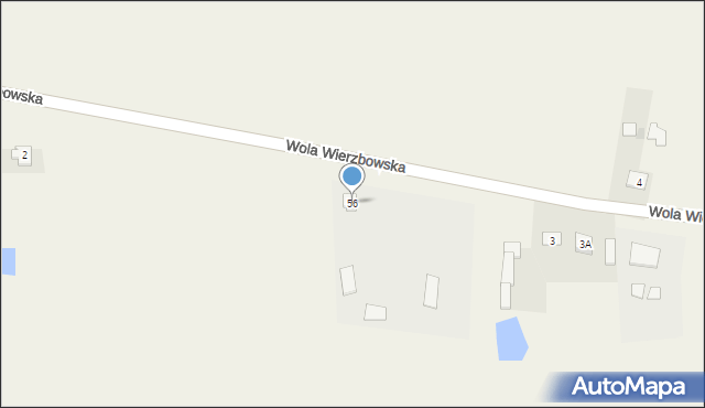 Wola Wierzbowska, Wola Wierzbowska, 56, mapa Wola Wierzbowska