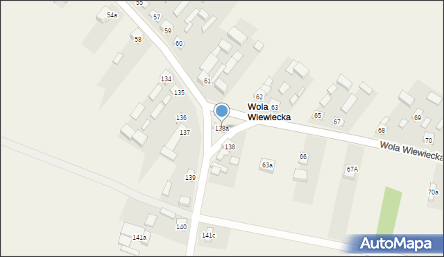 Wola Wiewiecka, Wola Wiewiecka, 138a, mapa Wola Wiewiecka