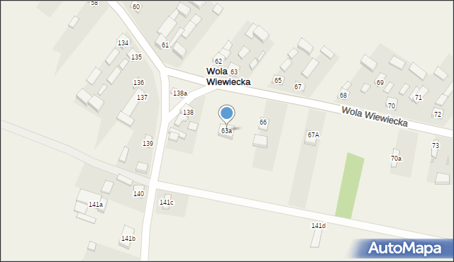 Wola Wiewiecka, Wola Wiewiecka, 63a, mapa Wola Wiewiecka