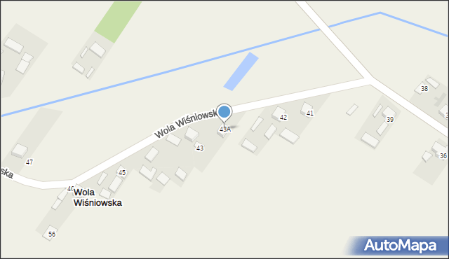 Wola Wiśniowska, Wola Wiśniowska, 43A, mapa Wola Wiśniowska