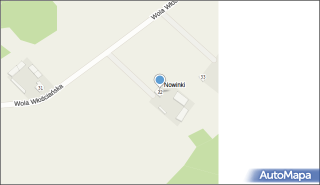 Wola Włościańska, Wola Włościańska, 32, mapa Wola Włościańska