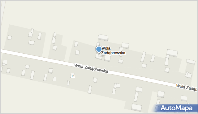 Wola Zadąbrowska, Wola Zadąbrowska, 19, mapa Wola Zadąbrowska