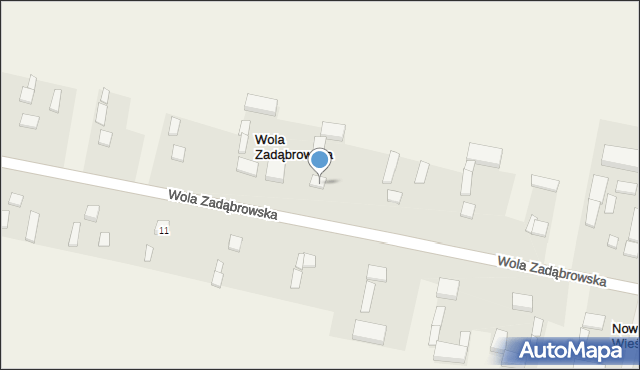 Wola Zadąbrowska, Wola Zadąbrowska, 20, mapa Wola Zadąbrowska