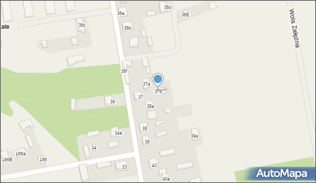 Wola Załężna, Wola Załężna, 37b, mapa Wola Załężna