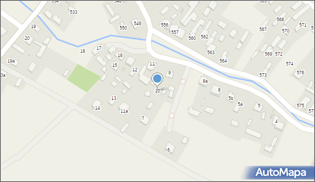 Wola Zarczycka, Wola Zarczycka, 10, mapa Wola Zarczycka