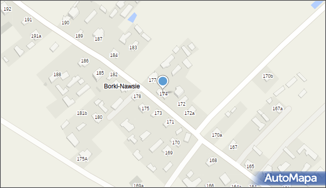 Wola Zarczycka, Wola Zarczycka, 174, mapa Wola Zarczycka