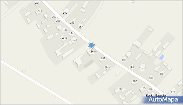 Wola Zarczycka, Wola Zarczycka, 192, mapa Wola Zarczycka