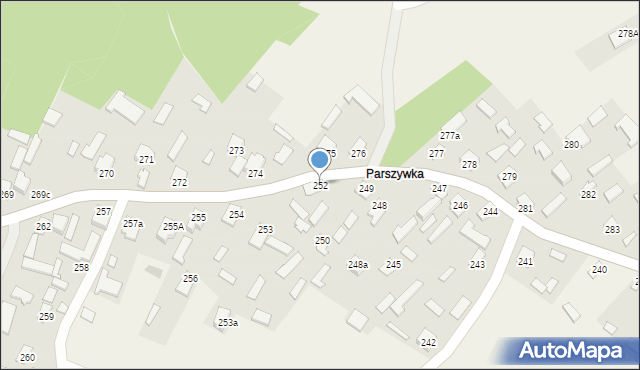 Wola Zarczycka, Wola Zarczycka, 252, mapa Wola Zarczycka