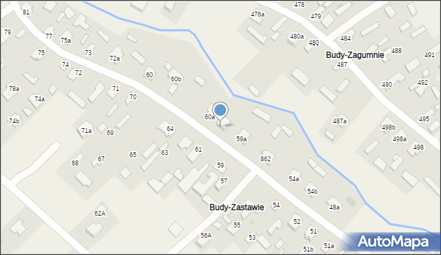 Wola Zarczycka, Wola Zarczycka, 61a, mapa Wola Zarczycka