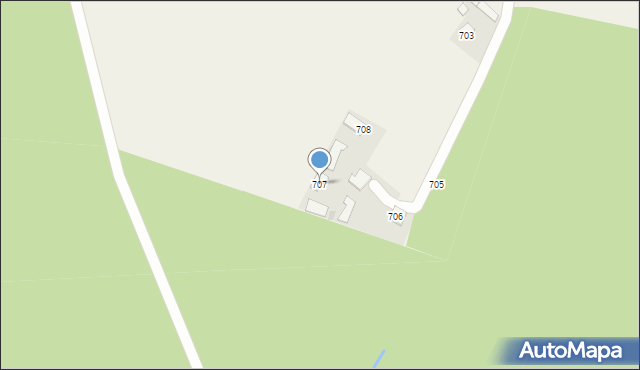 Wola Zarczycka, Wola Zarczycka, 707, mapa Wola Zarczycka