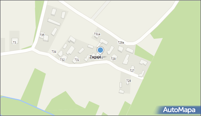 Wola Zarczycka, Wola Zarczycka, 730, mapa Wola Zarczycka