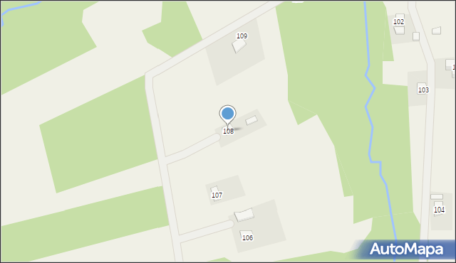 Wola Zgłobieńska, Wola Zgłobieńska, 108, mapa Wola Zgłobieńska