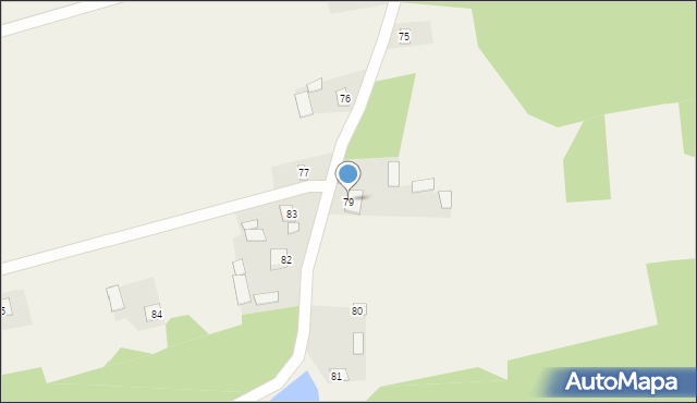 Wola Żulińska, Wola Żulińska, 79, mapa Wola Żulińska