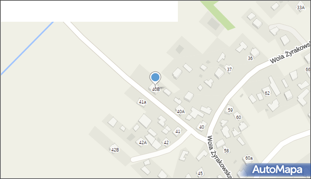 Wola Żyrakowska, Wola Żyrakowska, 40B, mapa Wola Żyrakowska