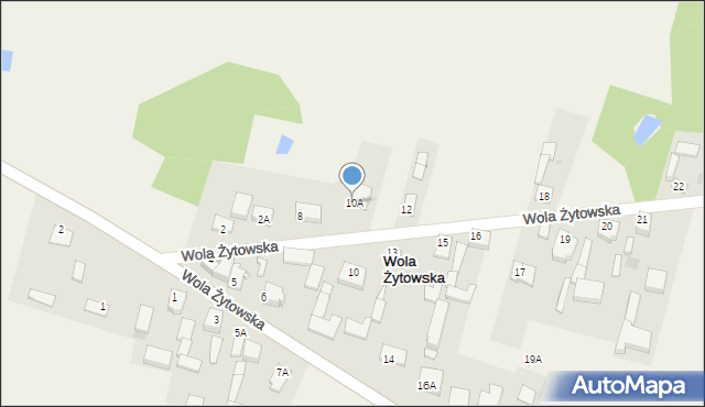 Wola Żytowska, Wola Żytowska, 10A, mapa Wola Żytowska