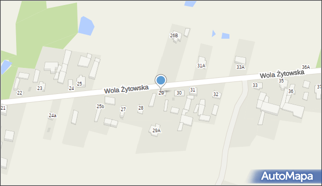 Wola Żytowska, Wola Żytowska, 29, mapa Wola Żytowska