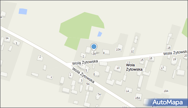 Wola Żytowska, Wola Żytowska, 2A, mapa Wola Żytowska